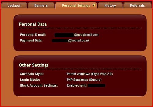this what your account looks like after settings - I think this is a nice security featur, what about you guys?