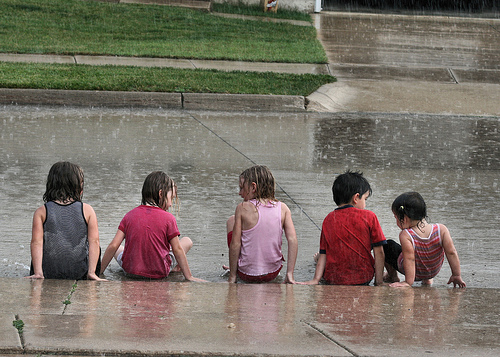 love to play in the rain - Im my childhood i love to play with rain water  that time i enjoyed a lot but my parents doesn't allow me