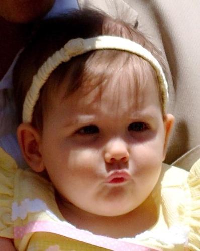 Cute Baby - See how is the facial expression of the baby