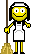 Cleaning lady - cleaning lady with broom,gif