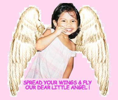 my angel! - This is my 3-year-old daughter Robin Faith who passed away last May 9, 2006. This has been the reason why blogging and doing mylot has come to my life to keep my sanity.