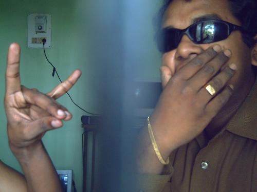 sridhar ragul - its me and my friend raghul in his residence....