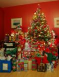 gifts - gifts under a Christmas tree
