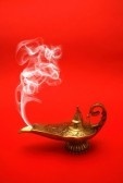 No genie can fix this economy! - Let's get real! We allowed ourselves to get into this mess and we must seek God to get us out of it. He is our only choice! Have a blessed day! SMILE! It could be must worse.