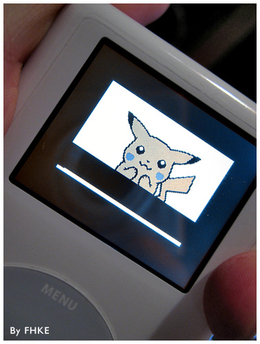 pokemon on the ipod - An emulator of pokemon yellow on an ipod.