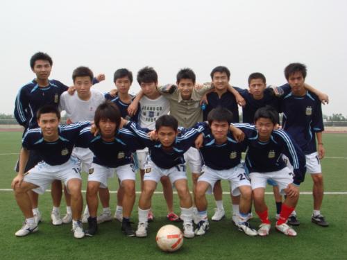 my football team - This is the football club I joined in my university.Here we are close friends and I can get what teamwork is here.
