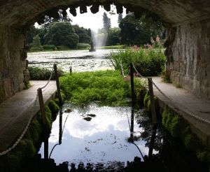 A groovee garden - A nice groovee garden with small water body.