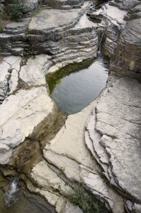 The life giving water - A micro water body situated inbetween two rocks.