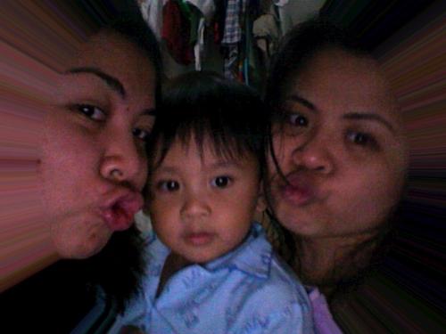 me, my nephew and my cousin - goofing around