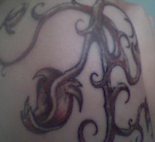 Ivy tattoo - Still unfinished..Made in 2 and half hours of continuous work.Can't wait to see it when it's all finished.
