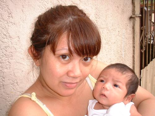my angel - my one month old Keiji.