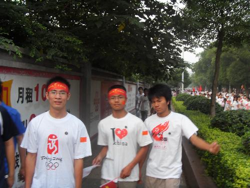 The Olympic torch relay - I love the Games,I love Beijing!