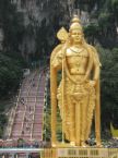 batu caves muruga - this is the statue of LORD MURUGA in the foots of Batu Caves home of the Lord in Malaysia