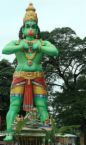 Hanuman in Batu Caves  - Beautiful statue of Lord Hanuman, standing above his temple in Batu Caves Malaysia