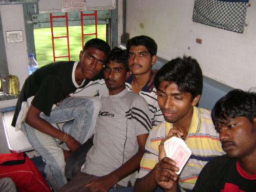 gang 1 - we are in the train for the past one day and it was a superb experience