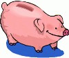 a pink piggy bank that is standing smiling - a pink piggy bank that is standing, smiling a pink piggy bank that is standing smiling - a pink piggy bank that is standing, smiling