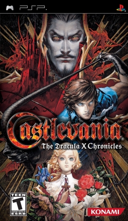 Castlevania The Dracula X Chronicles - Castlevania: The Dracula X Chronicles, known in Japan as Akumajo Dracula X Chronicle (Akumajo Dorakyura Ekkusu Kuronikuru, lit. 'Demon Castle Dracula X Chronicle'), is a Playstation Portable game in the popular Castlevania series of games by Konami. The game is essentially a remake of Akumajo Dracula X Chi no Rondo with 3D graphics, but it still retains the 2D gameplay mechanics (2.5D graphics). The game will also include the original Akumajou Dracula X: Chi no Rondo as well as a port of Castlevania: Symphony of the Night. The planned release date for the game is October 23, 2007.  Castlevania: The Dracula X Chronicles will represent the first time that Akumajou Dracula X: Chi no Rondo will be officially released outside of Japan. While the original Akumajou Dracula X: Chi no Rondo featured anime style artwork, Castlevania: The Dracula X Chronicles will feature new character designs by Castlevania: Symphony of the Night character designer Ayami Kojima.    - answers.com