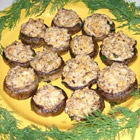 Stuffed Mushrooms - Mushrooms stuffed with minced meat - delicious!