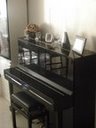 vertical piano - The piano is a solo instrument.  It may used also in an orchestra.  It may be kept in tune and should be tuned at least once a year.
