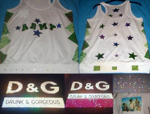 collage of tshirts i've done - examples of tshirts i've done it's my hobby and i love it