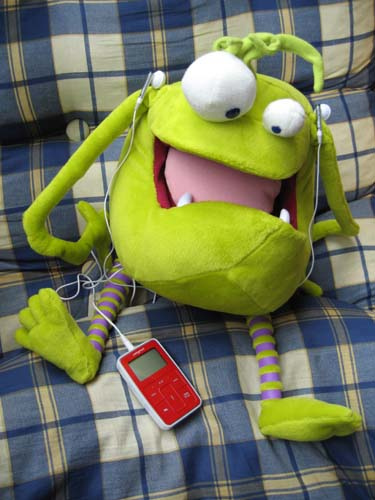 Crazy about music - This is how I look when I listen to music. Go crazy over it.