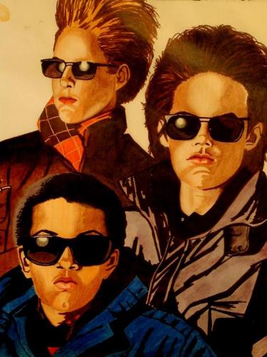 Kool Kids - Sketch of kids from a ad in mazagine.