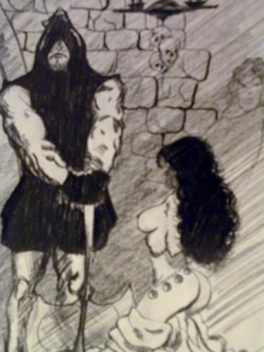 The Executioner - Sketch from a Frank Frazetta book.