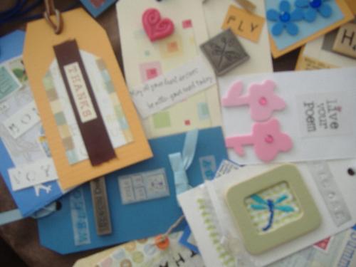 some of my gift tags - these are some of my gift tags that i have made and are for sale on etsy.com under the name of MonCher.