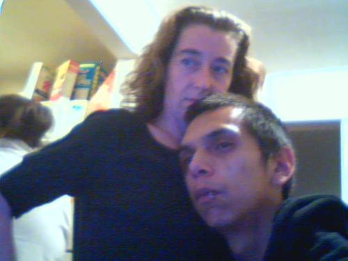 My man and I - My man and I taken with his moms webcam