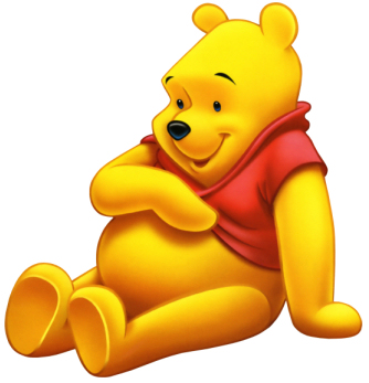Winnie the Pooh - the forgetful Pooh. poor thing. he always loses things.