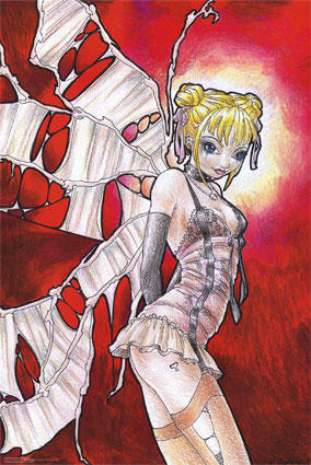 torn fae - I love this fairy drawing. It is one of my favorite.