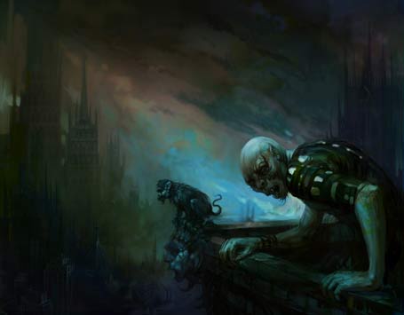 Nosferatu rooftop - Nosferatu on a rooftop Bloodlines.