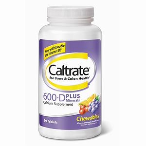 Caltrate Calciun suplement 500plusD - Caltrate 600 plus D 600 suplement with minerals.