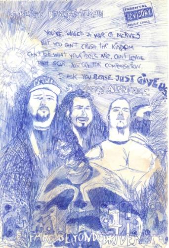 pantera - drawing made with a pen