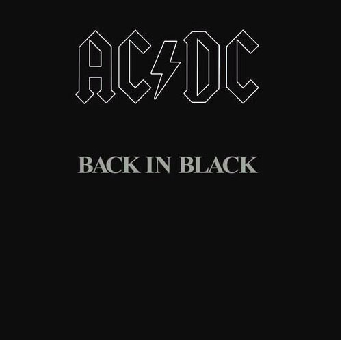 acdc - Back In Black Album Cover