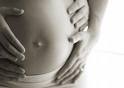 stretch marks - pregnant woman