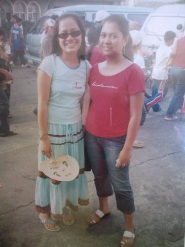 me and lannie - secretbear and girlfriend lannie at Naga City, Bicol during the Feast of Peñafrancia