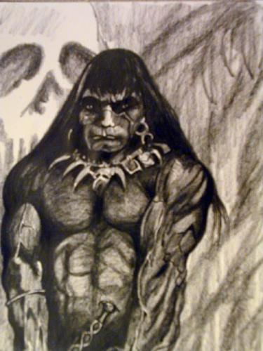 Conan the Barbarian - I sketch this from a Frank Frazetta book.
