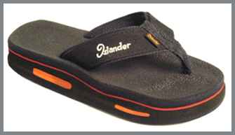 Islander Sandals - Voyager - This isn't really the one that I have right now but, was the last one before the current one I'm using.. oddly, I can't find the one I have on the site..  Description :    - Made of 100% man-made materials.  - The strap is a combination of acrylic & woven tape material, providing strength & comfort to your feet.  - The sole is a combination of Natural Rubber & EVA material blended together to give it the natural softness & bounce that has made our sandals even more comfortable.  - The soft insole ``BENZ `` design and its unique middlesole design gives the sandal a distinctive look coupled with the hardworking ``DIVER OS `` outsole design.  - Comes in two(2) colors : Navy Blue(NBLU) and Black(BLK).    - islander.ph