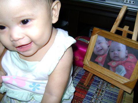 my cute damia - my daughter pose