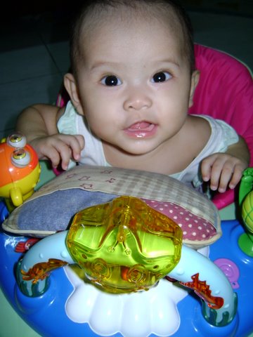 Damia in walker - My damia still learning to walk