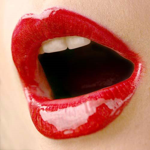 Kiss your lips - hot sexy red lips, do you want to kiss them, comeon