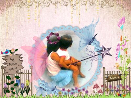 Digital Scrapbooking - Little fairies that made me smile! 
