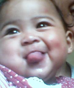teething but happy - pictorial