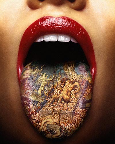 tangue - tangue tattoo....