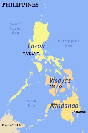 Map of the Philippines - This is the map of the Philippines..