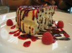 choco icing - chocolate cake strawberry
