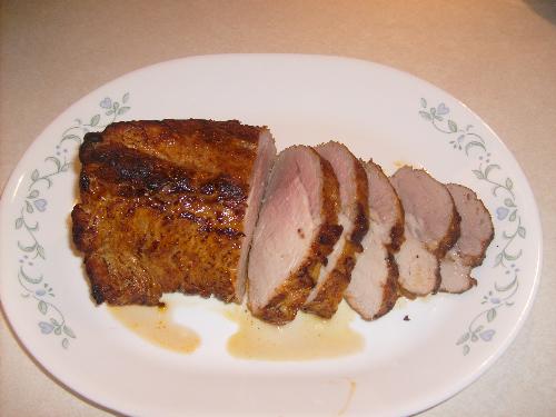 Chili-Lime Pork Tenderloin - This is a picture of the Chili-Lime Pork Tenderloin that I made. MMMMM delicious!!