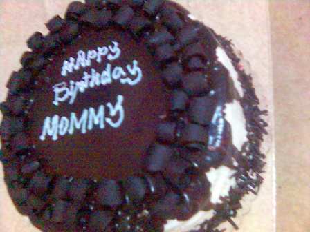 choco cake - my birthday cake