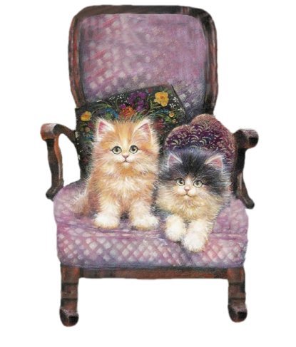 Kittens on Chair - Aren't they Cute?